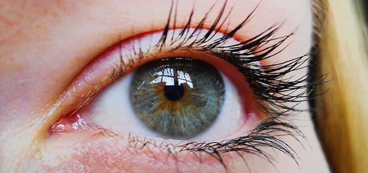 Close up of a woman’s eye